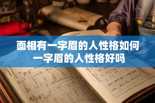 面相有一字眉的人性格如何 一字眉的人性格好吗