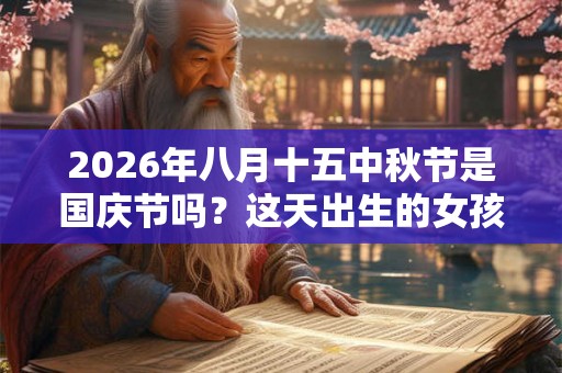 2026年八月十五中秋节是国庆节吗？这天出生的女孩命运如何？