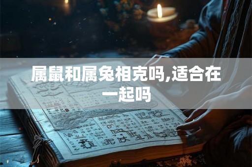 属鼠和属兔相克吗,适合在一起吗