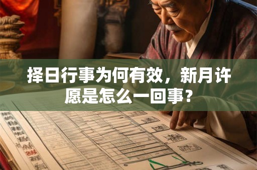 择日行事为何有效，新月许愿是怎么一回事？