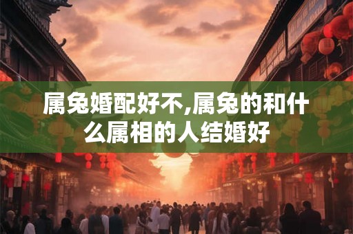 属兔婚配好不,属兔的和什么属相的人结婚好 属兔婚配好不,属兔的和什么属相的人结婚好