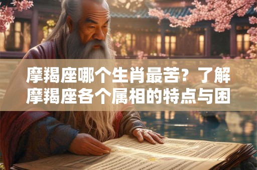 摩羯座哪个生肖最苦？了解摩羯座各个属相的特点与困境