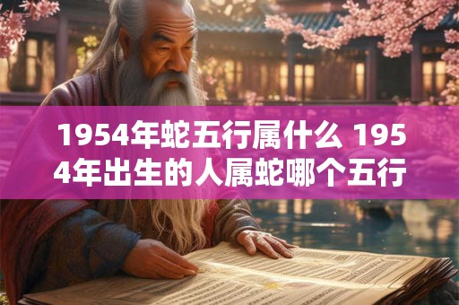 1954年蛇五行属什么 1954年出生的人属蛇哪个五行 1954年蛇五行属什么 1954年出生的人属蛇哪个五行