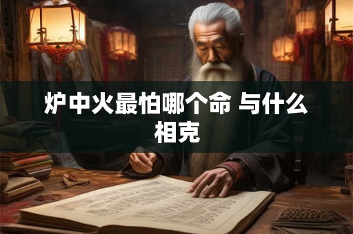 炉中火最怕哪个命 与什么相克