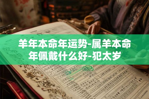 羊年本命年运势-属羊本命年佩戴什么好-犯太岁 羊年本命年运势-属羊本命年佩戴什么好-犯太岁