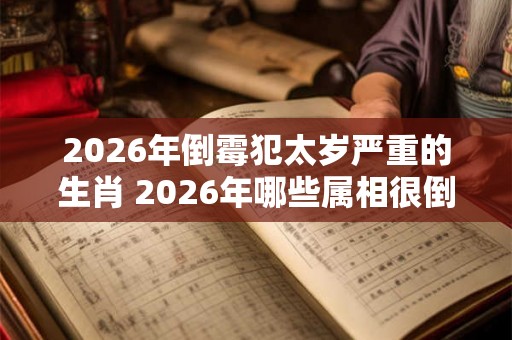2026年倒霉犯太岁严重的生肖 2026年哪些属相很倒霉