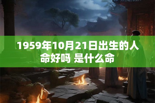 1959年10月21日出生的人命好吗 是什么命