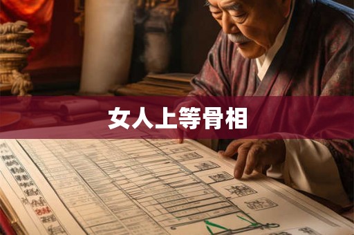 女人上等骨相