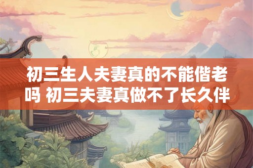 初三生人夫妻真的不能偕老吗 初三夫妻真做不了长久伴侣