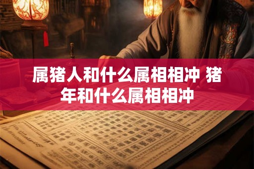 属猪人和什么属相相冲 猪年和什么属相相冲 属猪人和什么属相相冲 猪年和什么属相相冲