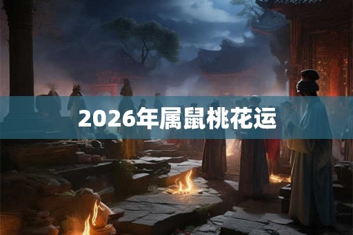 2026年属鼠桃花运
