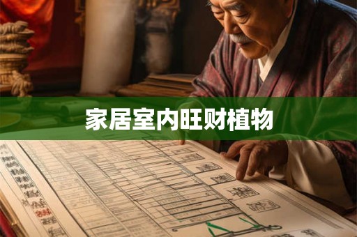 家居室内旺财植物