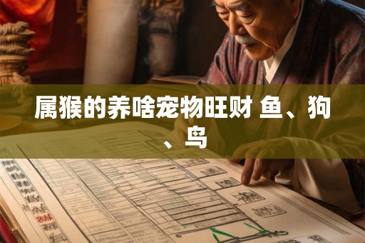 属猴的养啥宠物旺财 鱼、狗、鸟