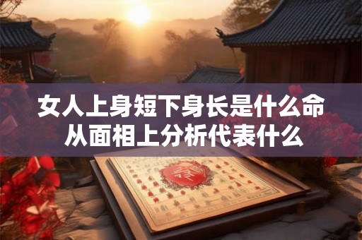 女人上身短下身长是什么命 从面相上分析代表什么