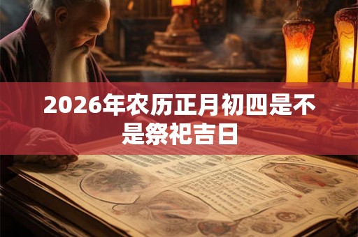 2026年农历正月初四是不是祭祀吉日