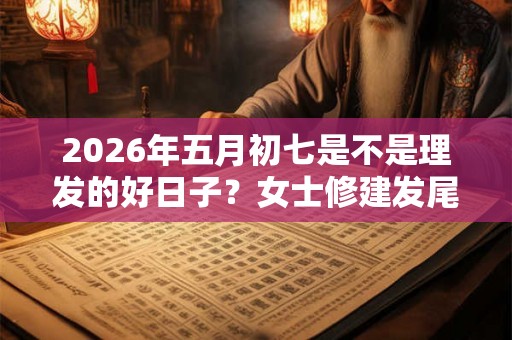 2026年五月初七是不是理发的好日子？女士修建发尾技巧
