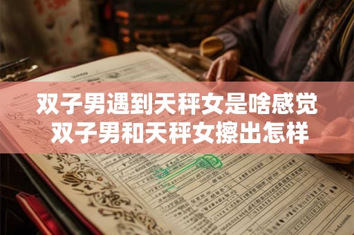 双子男遇到天秤女是啥感觉 双子男和天秤女擦出怎样的火花