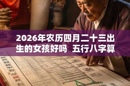 2026年农历四月二十三出生的女孩好吗 五行八字算命 2026年农历四月二十三出生的女孩好吗 五行八字算命