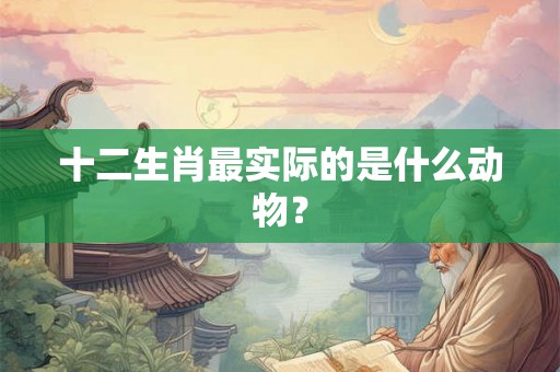 十二生肖最实际的是什么动物？
