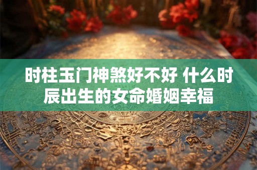 时柱玉门神煞好不好 什么时辰出生的女命婚姻幸福