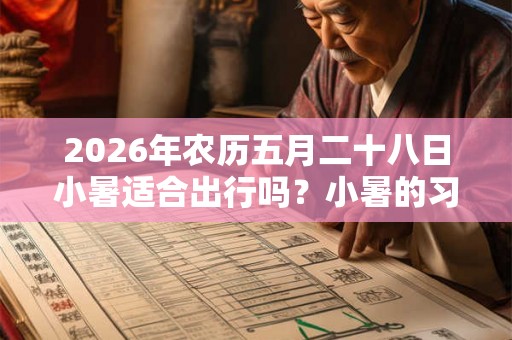 2026年农历五月二十八日小暑适合出行吗？小暑的习俗