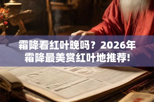 霜降看红叶晚吗？2026年霜降最美赏红叶地推荐!