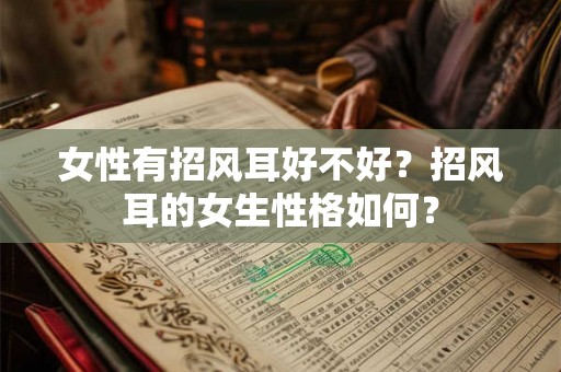 女性有招风耳好不好？招风耳的女生性格如何？