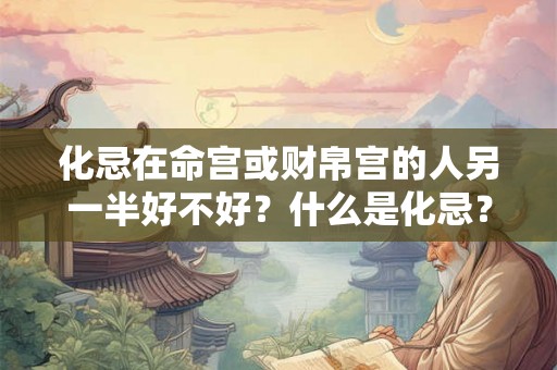 化忌在命宫或财帛宫的人另一半好不好？什么是化忌？