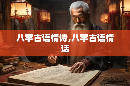 八字古语情诗,八字古语情话
