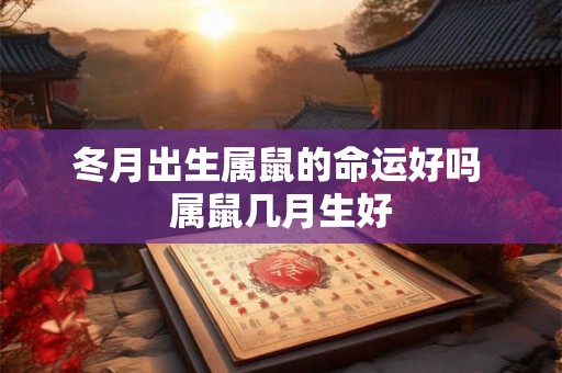 冬月出生属鼠的命运好吗 属鼠几月生好 冬月出生属鼠的命运好吗 属鼠几月生好