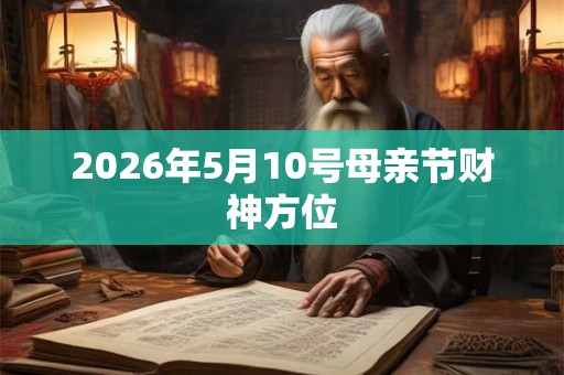 2026年5月10号母亲节财神方位 2026年5月10号母亲节财神方位