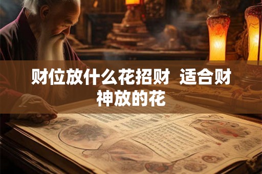 财位放什么花招财  适合财神放的花