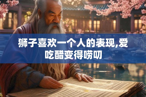狮子喜欢一个人的表现,爱吃醋变得唠叨