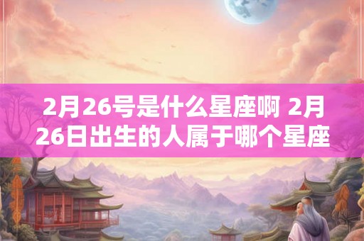 2月26号是什么星座啊 2月26日出生的人属于哪个星座呢