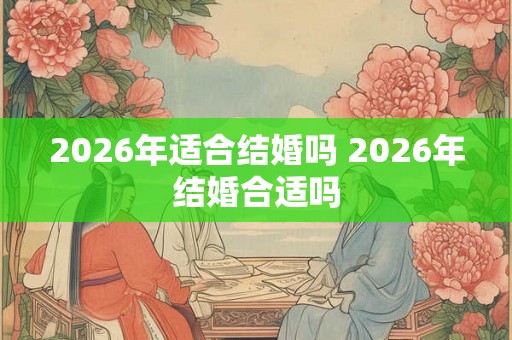 2026年适合结婚吗 2026年结婚合适吗 2026年适合结婚吗 2026年结婚合适吗