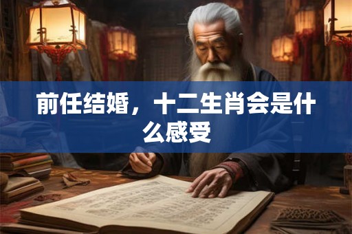 前任结婚，十二生肖会是什么感受