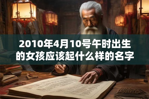 2010年4月10号午时出生的女孩应该起什么样的名字 2010年4月10号午时出生的女孩应该起什么样的名字