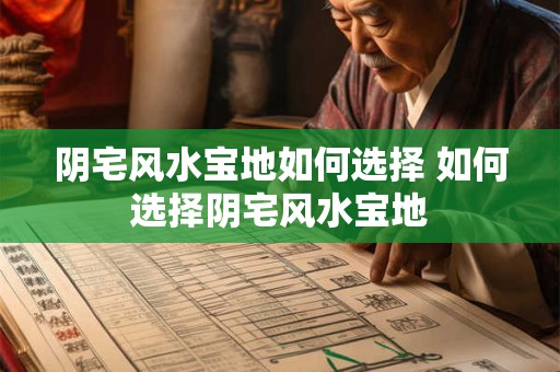 阴宅风水宝地如何选择 如何选择阴宅风水宝地