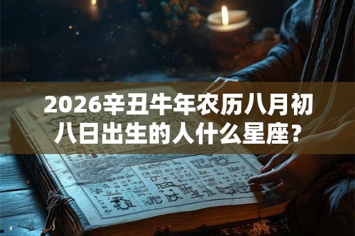 2026辛丑牛年农历八月初八日出生的人什么星座？
