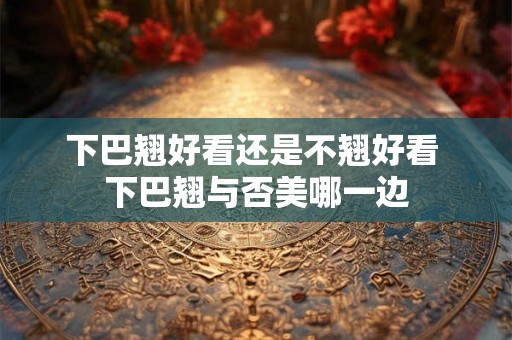 下巴翘好看还是不翘好看 下巴翘与否美哪一边