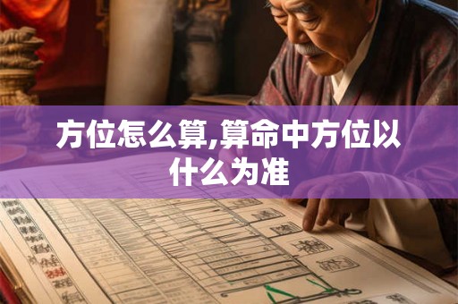 方位怎么算,算命中方位以什么为准