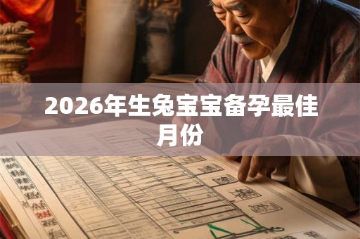 2026年生兔宝宝备孕最佳月份