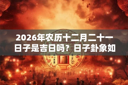 2026年农历十二月二十一日子是吉日吗？日子卦象如何？