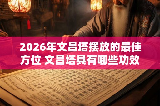 2026年文昌塔摆放的最佳方位 文昌塔具有哪些功效