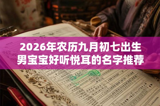 2026年农历九月初七出生男宝宝好听悦耳的名字推荐 2026年农历九月初七出生男宝宝好听悦耳的名字推荐