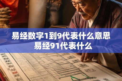 易经数字1到9代表什么意思  易经91代表什么