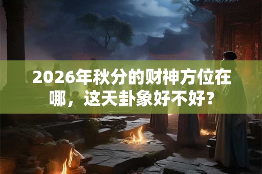2026年秋分的财神方位在哪，这天卦象好不好？