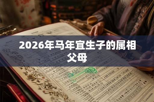 2026年马年宜生子的属相父母 2026年马年宜生子的属相父母