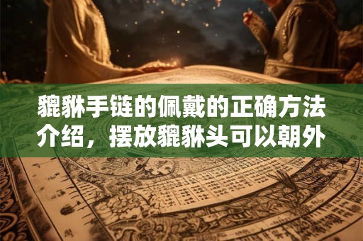 貔貅手链的佩戴的正确方法介绍，摆放貔貅头可以朝外吗？