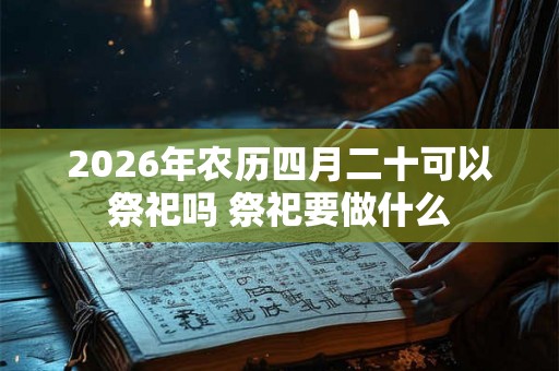 2026年农历四月二十可以祭祀吗 祭祀要做什么
